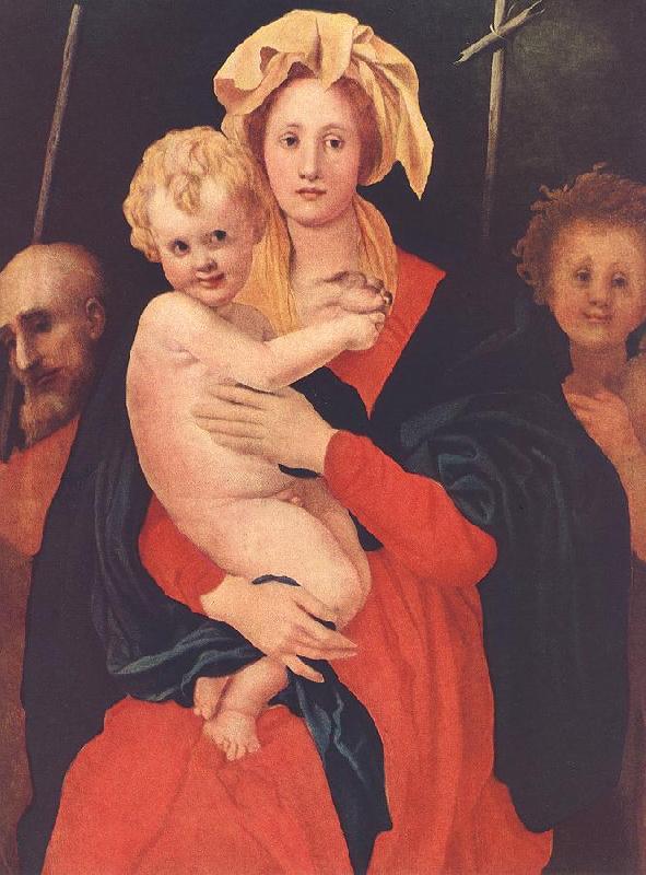 Pontormo, Jacopo Madonna and Child with St. Joseph and Saint John the Baptist oil painting picture